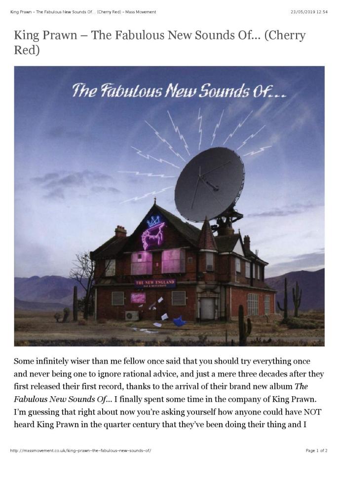 King Prawn – The Fabulous New Sounds Of… (Cherry Red) – Mass Movement_000001