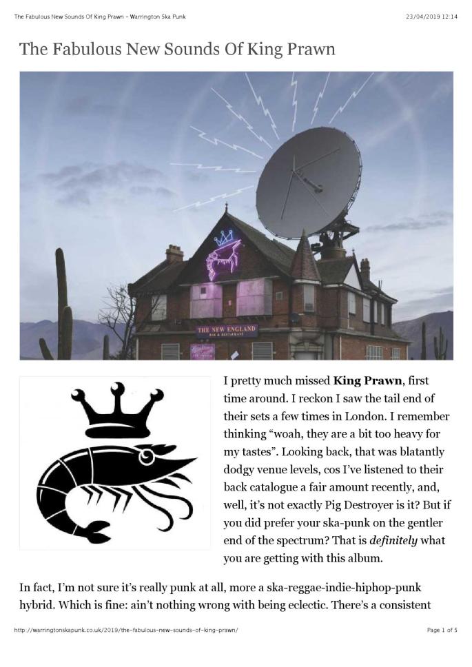 The Fabulous New Sounds Of King Prawn – Warrington Ska Punk (reader view)_000001